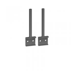 Universal fabric screen return desk brackets (pair) ESRB