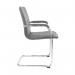 Essen stackable meeting room cantilever chair - grey faux leather ESS100S2-G