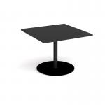 Eternal square extension table 1000mm x 1000mm - black base, black top ETN10-K-BK
