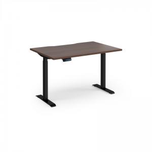 Elev8 Contract 1200w Straight Sit-stand Desk 1200mm x 800mm - Black