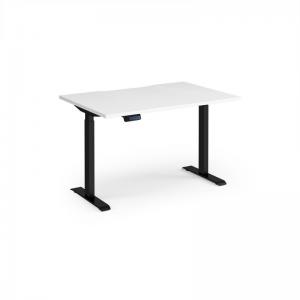 Elev8 Contract 1200w Straight Sit-stand Desk 1200mm x 800mm - Black