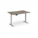 Elev8 Contract 1200w Straight Sit-stand Desk 1200mm x 800mm - Silver Frame, Nebraska Oak EVC-1200-S-NO
