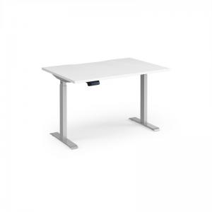 Elev8 Contract 1200w Straight Sit-stand Desk 1200mm x 800mm - Silver
