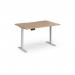 Elev8 Contract 1200w Straight Sit-stand Desk 1200mm x 800mm - White Frame, Beech Top EVC-1200-WH-B