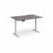 Elev8 Contract 1200w Straight Sit-stand Desk 1200mm x 800mm - White Frame, Grey Oak Top EVC-1200-WH-GO