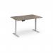 Elev8 Contract 1200w Straight Sit-stand Desk 1200mm x 800mm - White Frame, Nebraska Oak EVC-1200-WH-NO