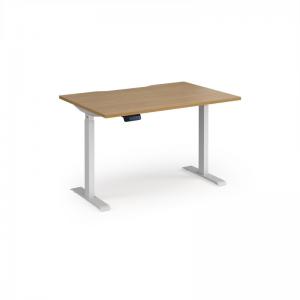 Elev8 Contract 1200w Straight Sit-stand Desk 1200mm x 800mm - White