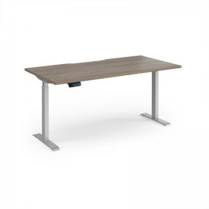 Elev8 Contract 1600w Straight Sit-stand Desk 1600mm x 800mm - Silver