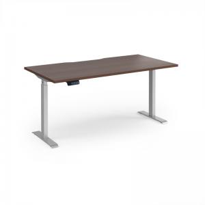 Elev8 Contract 1600w Straight Sit-stand Desk 1600mm x 800mm - Silver