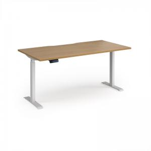 Elev8 Contract 1600w Straight Sit-stand Desk 1600mm x 800mm - White