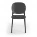 Everly multi-purpose chair with no arms (pack of 2) - anthracite grey EVE100H-AN