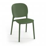 Everly multi-purpose chair with no arms (pack of 2) - olive green EVE100H-OL