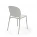 Everly multi-purpose chair with no arms (pack of 2) - white EVE100H-WH