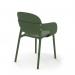 Everly multi-purpose chair with arms (pack of 2) - olive green EVE101H-OL