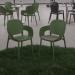 Everly multi-purpose chair with arms (pack of 2) - olive green EVE101H-OL