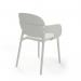Everly multi-purpose chair with arms (pack of 2) - white EVE101H-WH