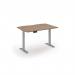 Elev8 economy single motor sit stand desk 1200x800 silver frame - beech top EVE-1200-B