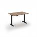 Elev8 Eco 1200w desk Elev8 Eco straight sit-stand desk 1200mm x 800mm - black frame, beech top EVE-1200-K-B