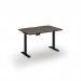 Elev8 Eco 1200w desk Elev8 Eco straight sit-stand desk 1200mm x 800mm - black frame, walnut top EVE-1200-K-W