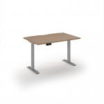 Elev8 Eco 1200w desk Elev8 Eco straight sit-stand desk 1200mm x 800mm - silver frame, beech top EVE-1200-S-B