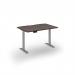 Elev8 Eco 1200w desk Elev8 Eco straight sit-stand desk 1200mm x 800mm - silver frame, walnut top EVE-1200-S-W