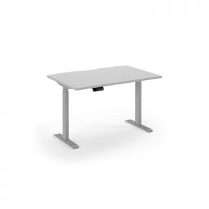 Elev8 economy single motor sit stand desk 1200x800 silver frame -