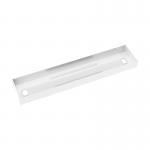 Elev8 lower cable channel with cover for back-to-back 1400mm desks - white EV-LCC-1054-WH