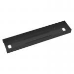 Elev8 lower cable channel with cover for back-to-back 1600mm desks - black