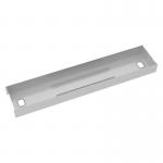 Elev8 lower cable channel with cover for back-to-back 1600mm desks - silver