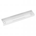 Elev8 lower cable channel with cover for back-to-back 1600mm desks - white EV-LCC-1254-WH