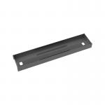 Elev8 lower cable channel with cover for back-to-back 1200mm desks - black