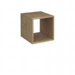 Flux modular storage single wooden cubby unit - kendal oak FL-CB1-KO