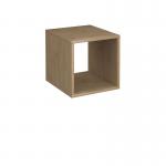 Flux modular storage single wooden cubby unit - kendal oak FL-CB1-KO