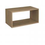 Flux modular storage double wooden cubby unit - kendal oak FL-CB2-KO