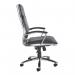 Florence high back executive chair - black leather faced FLO300T1