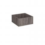 Flux modular storage single wooden planter box - grey oak FL-PL1-GO
