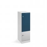 Flux 1300mm high lockers with two doors (larger upper door) - cam lock FLS13-2U-CL