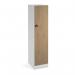 Flux 1700mm high lockers with one door - mechanical lock FLS17-1D-ML