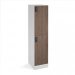 Flux 1700mm high lockers with two doors - digital lock FLS17-2D-DL