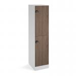 Flux 1700mm high lockers with two doors - mechanical lock FLS17-2D-ML