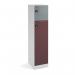 Flux 1700mm high lockers with two doors (larger lower door) - mechanical lock FLS17-2L-ML