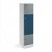 Flux 1700mm high lockers with three doors (larger middle door) - cam lock FLS17-3M-CL