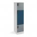 Flux 1700mm high lockers with three doors (larger middle door) - digital lock FLS17-3M-DL