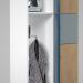 Flux internal folding coat hook for high lockers FLS-FCH