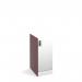 Flux single side finishing panel for 900mm high locker - wine red FLS-SP09-WR