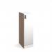 Flux single side finishing panel for 1300mm high locker - barcelona walnut FLS-SP13-BW