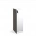 Flux single side finishing panel for 1300mm high locker - onyx grey FLS-SP13-OG