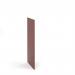 Flux single side finishing panel for 1300mm high locker - rusty red FLS-SP13-RR