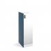 Flux single side finishing panel for 1300mm high locker - sea blue FLS-SP13-SE