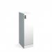 Flux single side finishing panel for 1300mm high locker - smoke blue FLS-SP13-SM